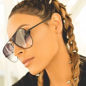 Quay Australia High Key Aviator Black / Fade